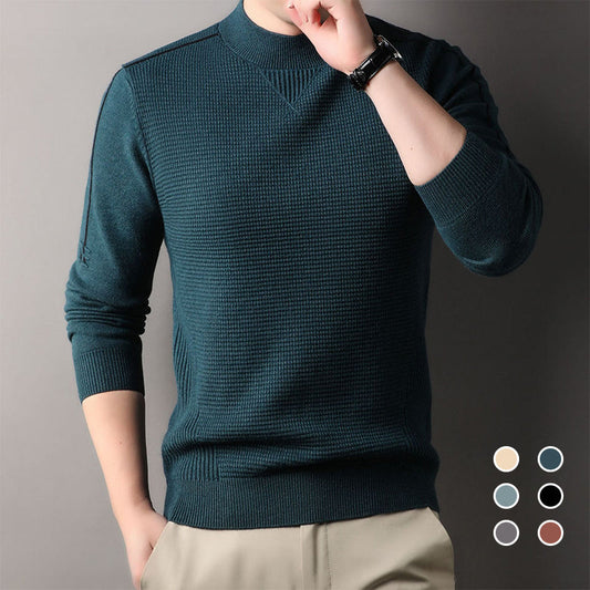 🎉Happy New Year! 50% OFF 🛍️Men's Warm Mock Neck Soft Knit Sweater