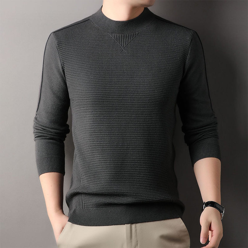 🎉Happy New Year! 50% OFF 🛍️Men's Warm Mock Neck Soft Knit Sweater