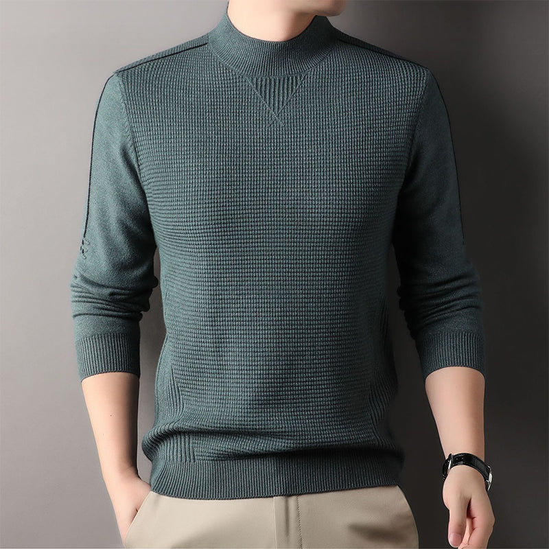 🎉Happy New Year! 50% OFF 🛍️Men's Warm Mock Neck Soft Knit Sweater