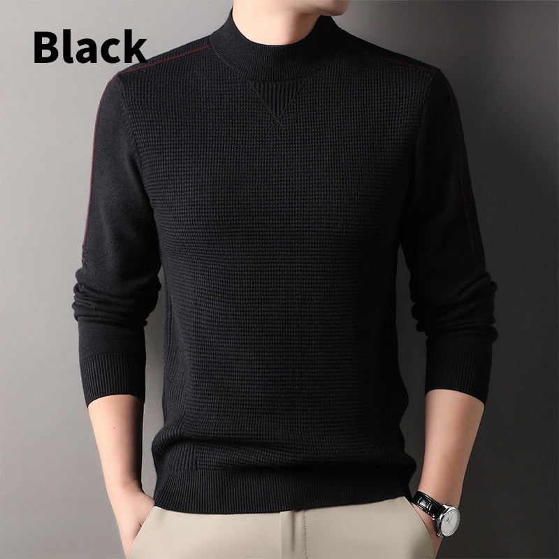 🎉Happy New Year! 50% OFF 🛍️Men's Warm Mock Neck Soft Knit Sweater