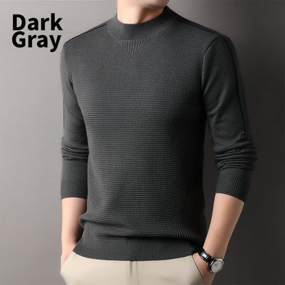 🎉Happy New Year! 50% OFF 🛍️Men's Warm Mock Neck Soft Knit Sweater