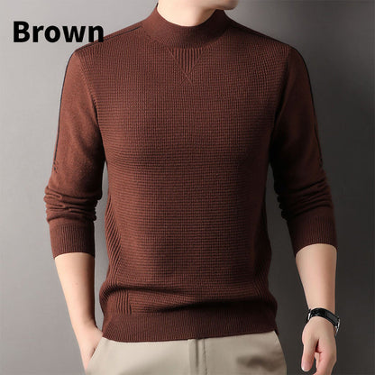 🎉Happy New Year! 50% OFF 🛍️Men's Warm Mock Neck Soft Knit Sweater