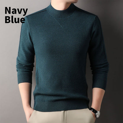 🎉Happy New Year! 50% OFF 🛍️Men's Warm Mock Neck Soft Knit Sweater