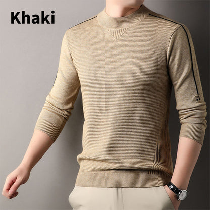 🎉Happy New Year! 50% OFF 🛍️Men's Warm Mock Neck Soft Knit Sweater