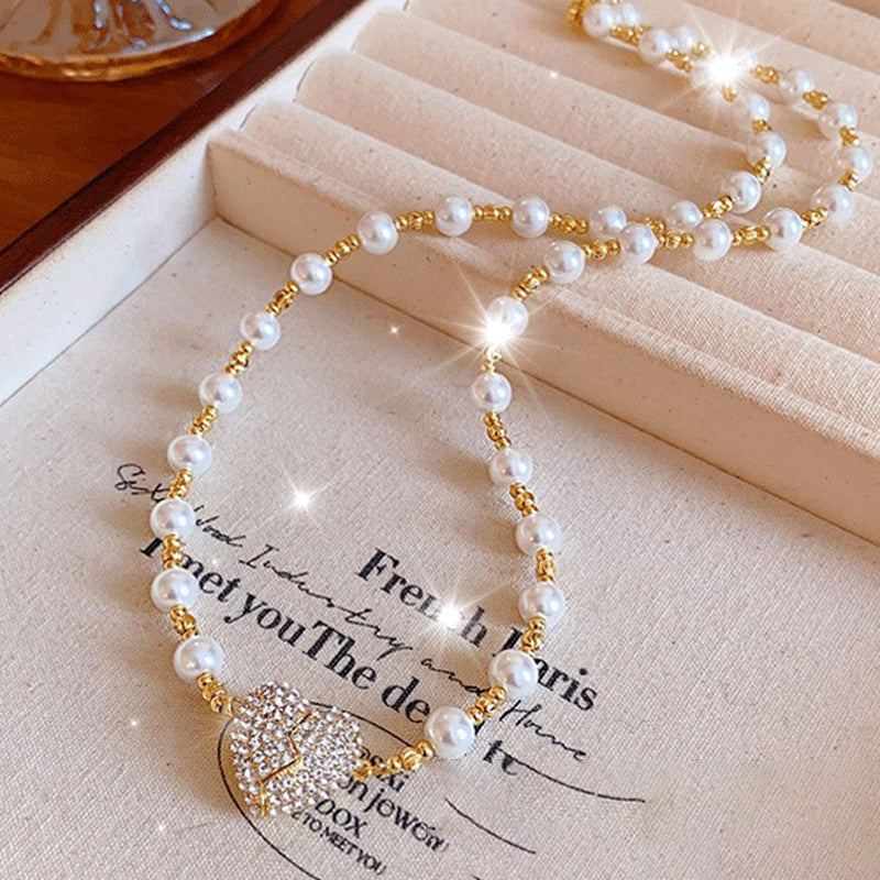 ✨New Arrival✨Magnetic Heart Pearl Necklace