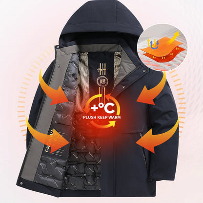 🎉Happy New Year! 50% OFF 🛍️ BrioBreeze™Men's Windproof Thermal Parka Coat