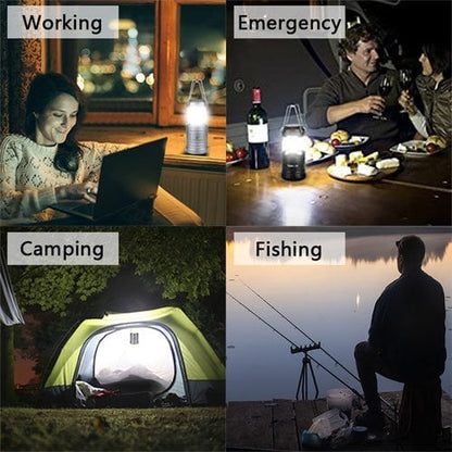 💥Summer Hot Sale 50% OFF🔥Portable Solar Camping Light With Fan