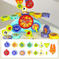 ✨✨Let your child be creative✨Transforming Gear Electric Building Blocks Toy