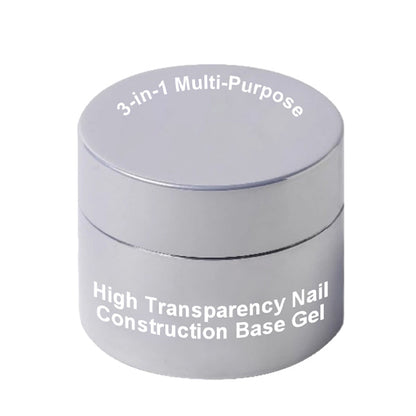 🎉Compra 3 y llévate 5 gratis💅Gel base para uñas multiusos 3 en 1 de alta transparencia
