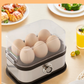🎉¡50 % DE DESCUENTO!🍳 Cocedor de huevos al vapor multifuncional: con tapa transparente.