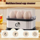 🎉¡50 % DE DESCUENTO!🍳 Cocedor de huevos al vapor multifuncional: con tapa transparente.
