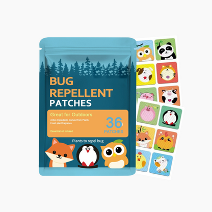 Gentle Waterproof & Sweatproof Mosquito Repellent Patches with Cute Designs