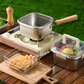 🫕 Set de cocina multifuncional: freír, hervir, conservar y lavar verduras