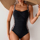 🩱 Bañador de una pieza ajustado con cuello halter 🌴 | Retención perfecta de la forma en la playa