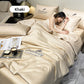🔥【1° Más Vendido】🔥Calor en la Cama? Juego, Fresco y Lavable⏳Tiendas Hogar Recomiendan! Juego Cama 4 Piezas 2026 Todo en Uno⚡️