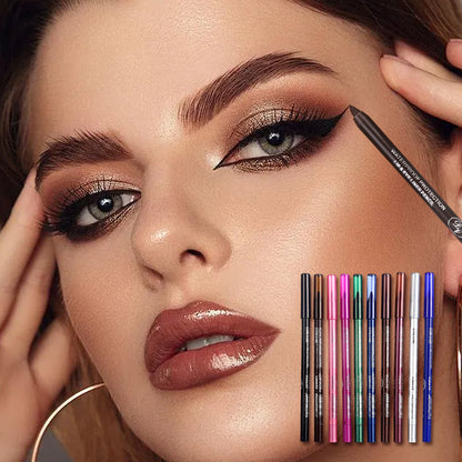 💕10 Bolígrafos de gel delineador de ojos de color