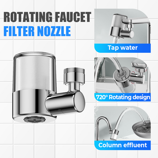 🔥 Boquilla Filtro Grifo 720°: Agua Limpia + Antisalpicaduras | 2 Modos, 99% Adaptable 💦