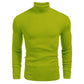 Suéter ajustado de cuello alto de punto para hombre, ideal para el invierno