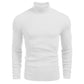 Suéter ajustado de cuello alto de punto para hombre, ideal para el invierno