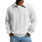 🔥 ¡Oferta de Novedades! 40%👕 Suéter de punto para todas las estaciones con cuello con cremallera para hombre