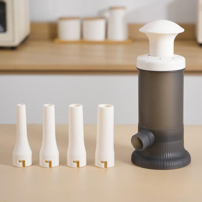 🌭 Julrea: Halva priset! Manuell korvfyllare ✅ Enkel texturering, det perfekta valet för ditt hemkök 🏠✨