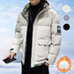 🎁Novedades 2026 - ¡50% de descuento!💥 Chaqueta de plumas y algodón para hombre, elegante y abrigada, con capucha.