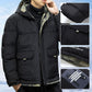 🎁Novedades 2026 - ¡50% de descuento!💥 Chaqueta de plumas y algodón para hombre, elegante y abrigada, con capucha.