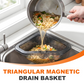 Cesta de drenaje magnética triangular
