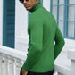 Jersey de cuello alto acanalado para hombre