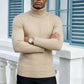 Jersey de cuello alto acanalado para hombre