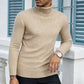 Jersey de cuello alto acanalado para hombre