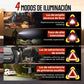 2 En 1 Luz Solar De Advertencia De Emergencia