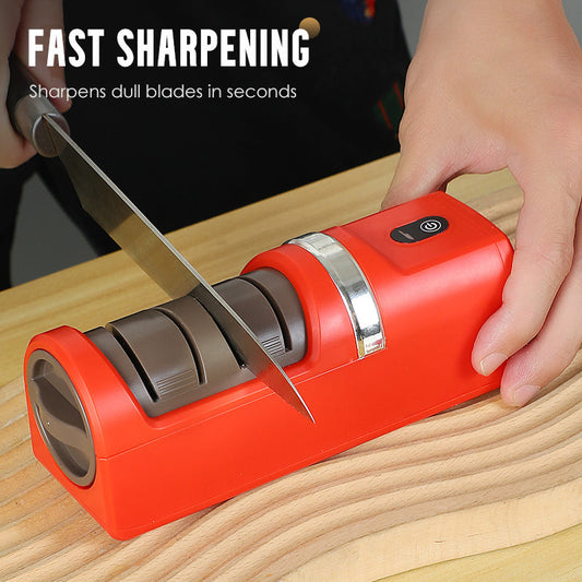 🔥 50% DE DESCUENTO 🔥 Afilador Automático de Cuchillos de Cocina 🔪✨ ¡Cuchillos Siempre Afiliados, Cortes Precisos en Todo Momento! 🍴