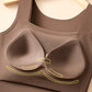 Camiseta de tirantes térmica con cuello en U y sujetador incorporado para mujer