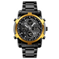 💦⏰ Relojes para Hombres de Estilo Militar, Resistentes al Agua y de Doble Visualización Analógico-Digital