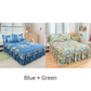 ¡¡📢📢 OFERTA DEL 60% DE DESCUENTO!! ⏰ Juego de 3 Piezas de Falda de Cama con Volantes 🛏️