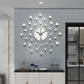 ✨🕰️ 50% de descuento⚡en el Creative Rhinestone Wall Clock – ¡Lujo silencioso y minimalista para salón, comedor y entrada! 💎🏡