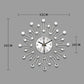 ✨🕰️ 50% de descuento⚡en el Creative Rhinestone Wall Clock – ¡Lujo silencioso y minimalista para salón, comedor y entrada! 💎🏡