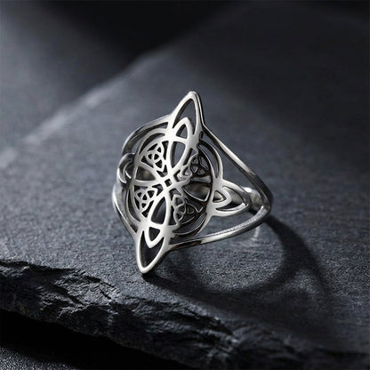Anillo Celta Nudo de Bruja