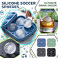 Molde de silicona para bolas de hielo con forma de balón de fútbol