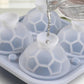 Molde de silicona para bolas de hielo con forma de balón de fútbol