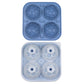 Molde de silicona para bolas de hielo con forma de balón de fútbol