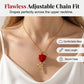 🌹Compra 2 y recibe 1 gratis 💎Collar con colgante de rosa roja elegante