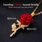 🌹Compra 2 y recibe 1 gratis 💎Collar con colgante de rosa roja elegante