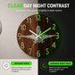 🔥 Oferta por tiempo limitado 🕰️ Reloj de pared silencioso de 30 cm con efecto madera y números luminosos ✨