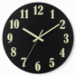 🔥 Oferta por tiempo limitado 🕰️ Reloj de pared silencioso de 30 cm con efecto madera y números luminosos ✨