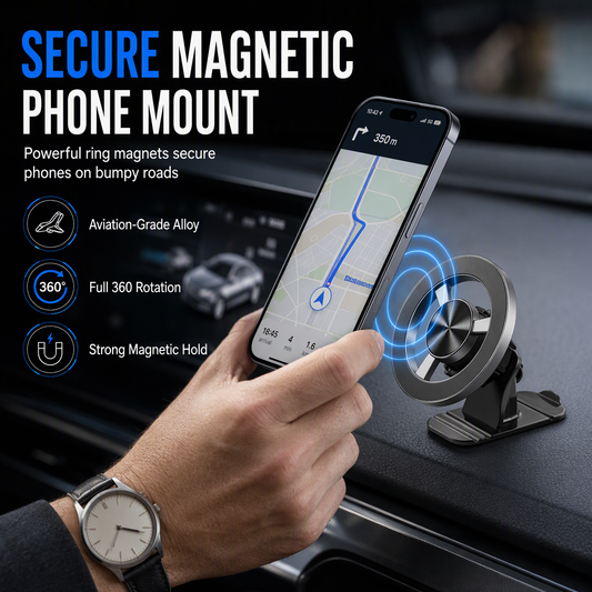 Soporte Magnético Potente para Celular en Tablero de Auto
